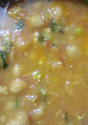 A picture of Chole ki sabji.