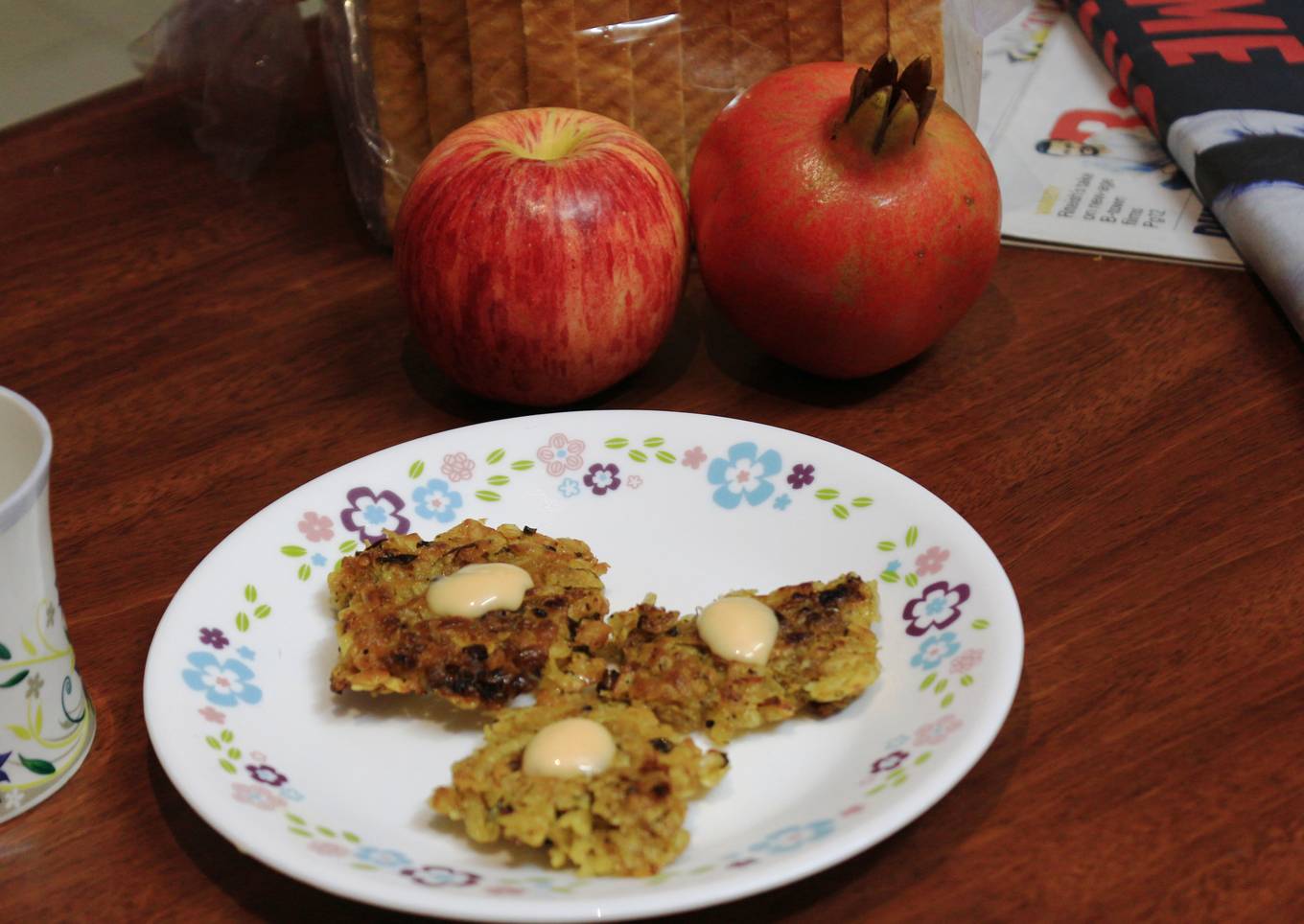 Tapioca Hash Browns with an Indian touch