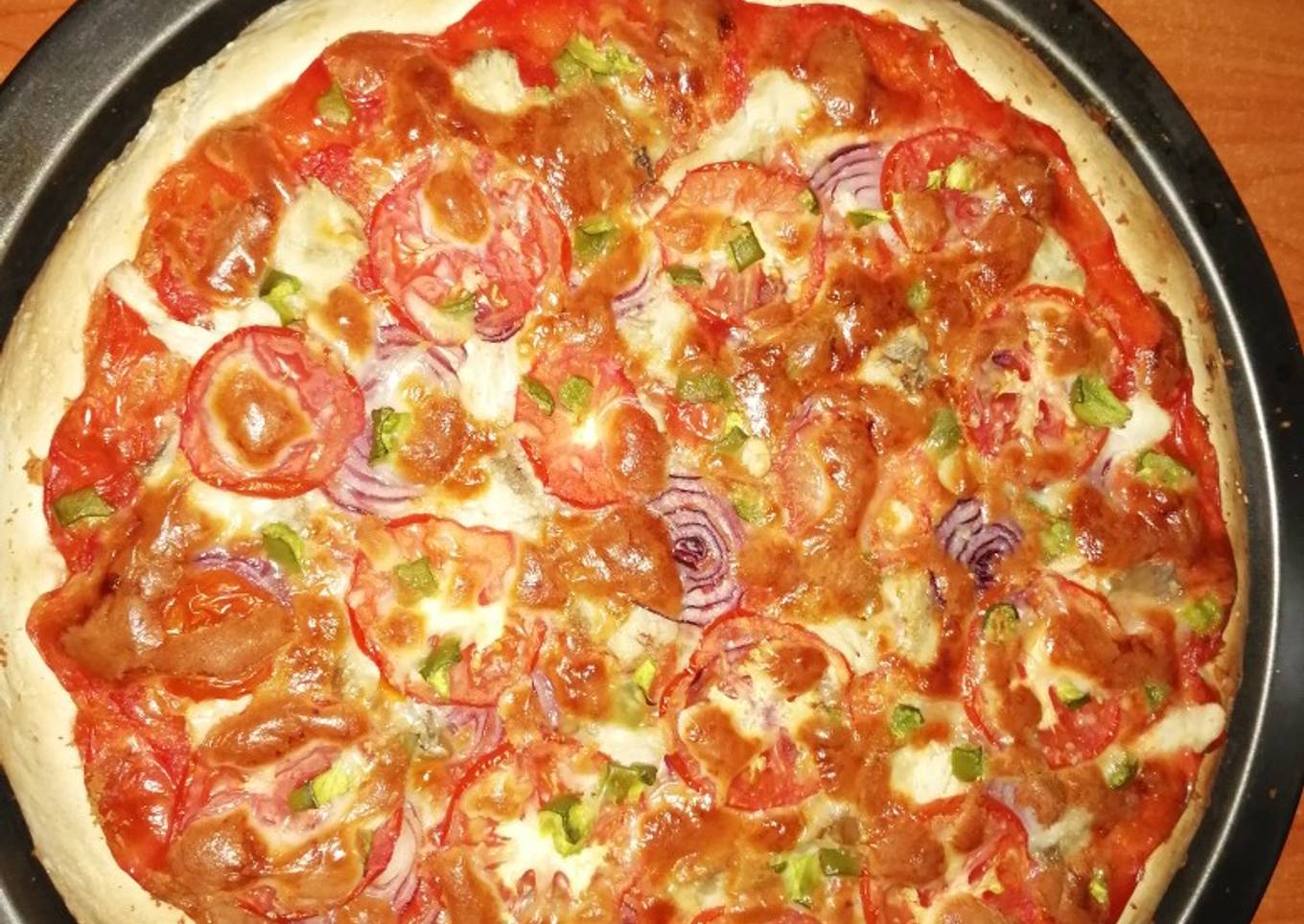 Beef pizza