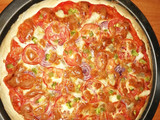 Beef pizza