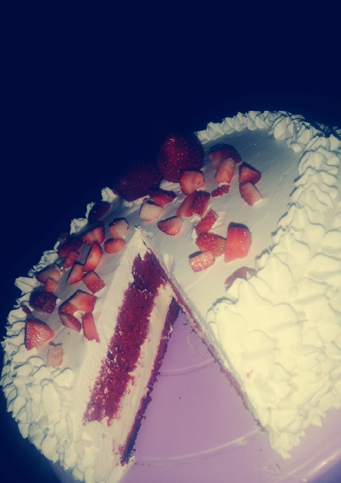 Una foto de Pastel red velvet 👨‍🍳🔥