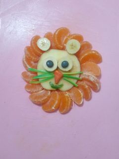 عکسی از دستور بشقاب میوه کودکانه (۳)