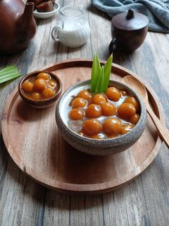 Foto resep Bubur Candil Ubi Orange