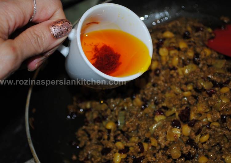 Recipe of Super Quick Homemade Azerbaijani Minced Meat Qeema  قیمه خشک اردبیلی