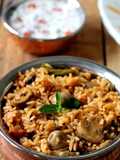 Mushroom briyani