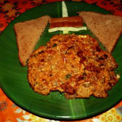 A picture of Fish omlette.