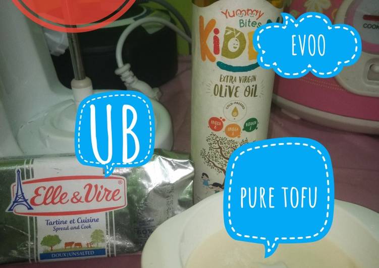 Cara Gampang Menyiapkan Pure tofu, Enak Banget