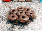Una foto de donas veganas