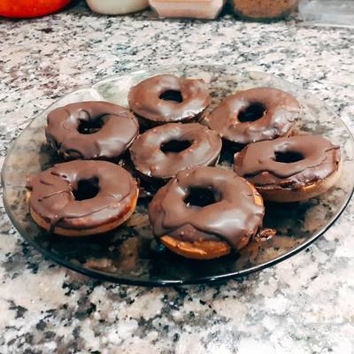 Donas de maní y banana veganas Receta de Recetas Veganas- Cookpad