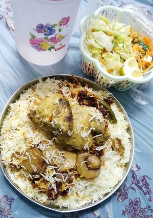 صورة لوصفة مصلي دجاج بالطريقه البحرينيه