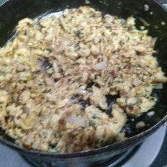 A picture of Anda bhurji 🍳.