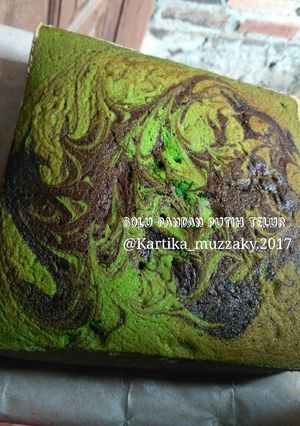Foto resep 49. Bolu pandan putih telur