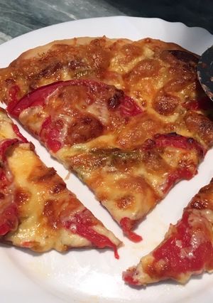 Gyors pizza recept fotója
