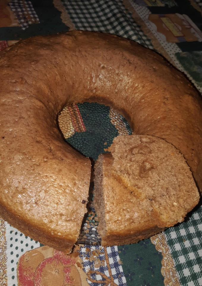Una foto de Torta/ budín sin huevo súper económica!