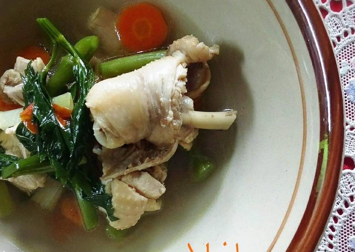 Sop Ayam Kampung Lezat