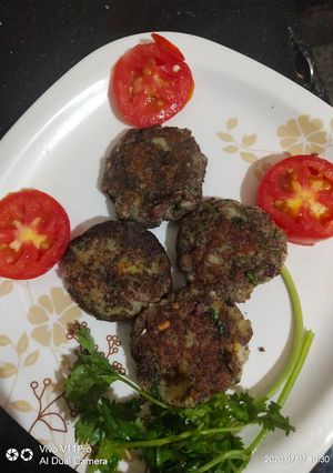 A picture of Falahari cutlet.