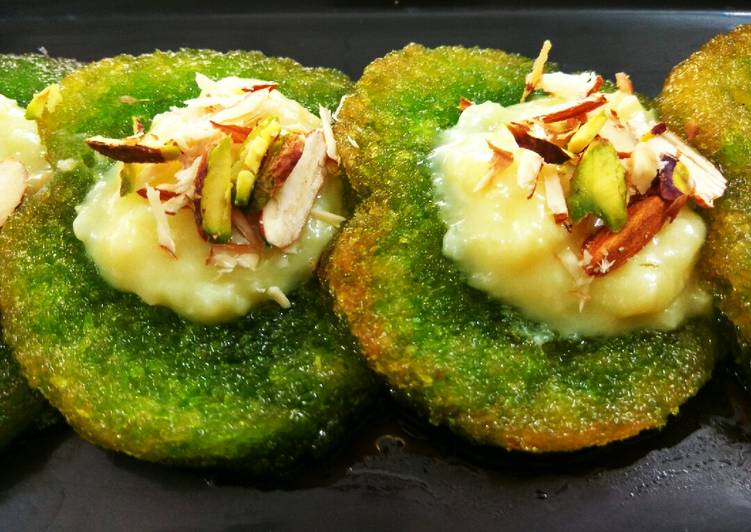 Shahi tukda with homemade rabdi