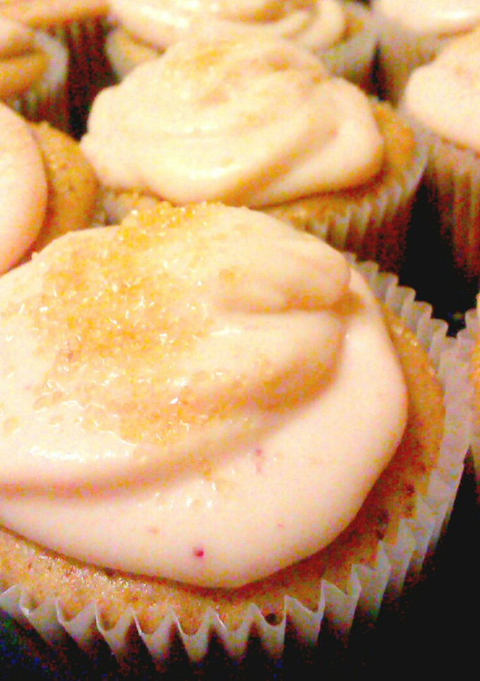 Una foto de Cupcakes de fresa