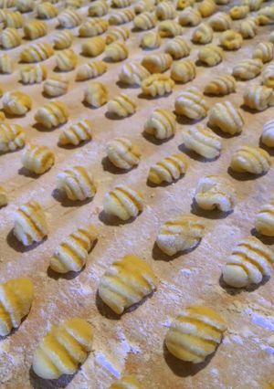 A picture of Pumpkin Gnocchi.