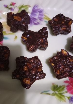 A picture of Chocolate biscuit cold cake.