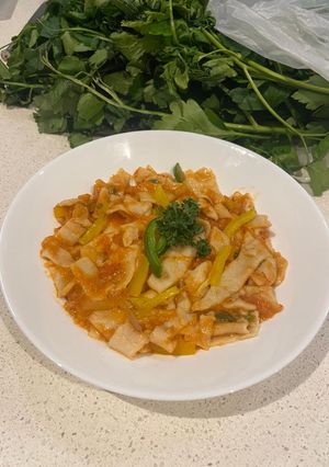 A picture of Multi grain Fettuccini pasta.