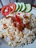 Nasi goreng kornet telur "simpel"