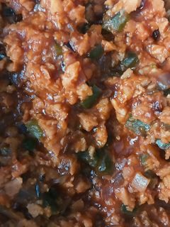 Una foto de Boloñesa vegana