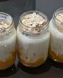 Mason Jar mango manzana
