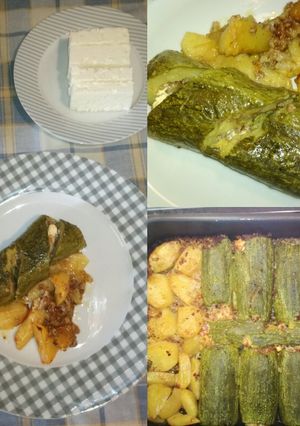 Φωτογραφία της συνταγής Κολοκυθάκια γεμιστά στο φούρνο!! #Κυριακάτικο!! #Ανοιξιάτικο !!