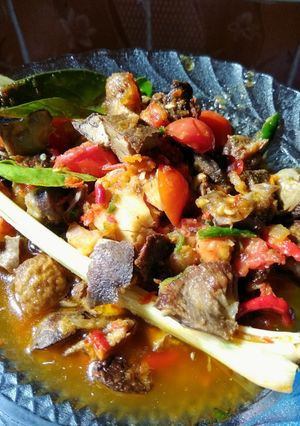 Foto resep Sambel ati ampela goreng