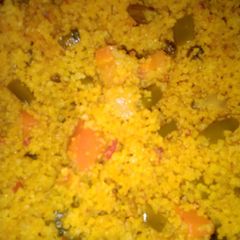 A picture of Stir fry couscous.