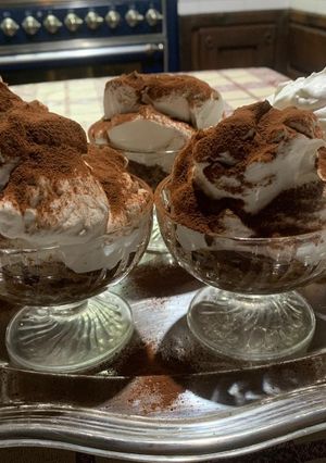 Foto di Mousse di castagne al cioccolato fondente