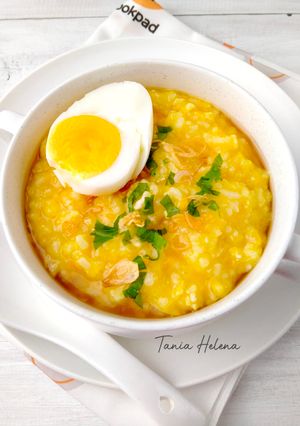Foto resep Bubur Ayam Labu Kuning