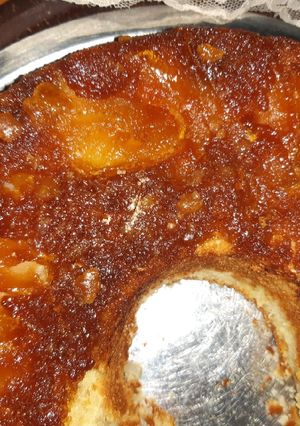 Una foto de Torta de manzana invertida!!