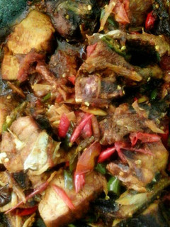 Foto resep Tumis ikan pari asap