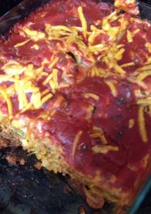 Foto resep Lasagna Bolognese sauce with spinach and carrots