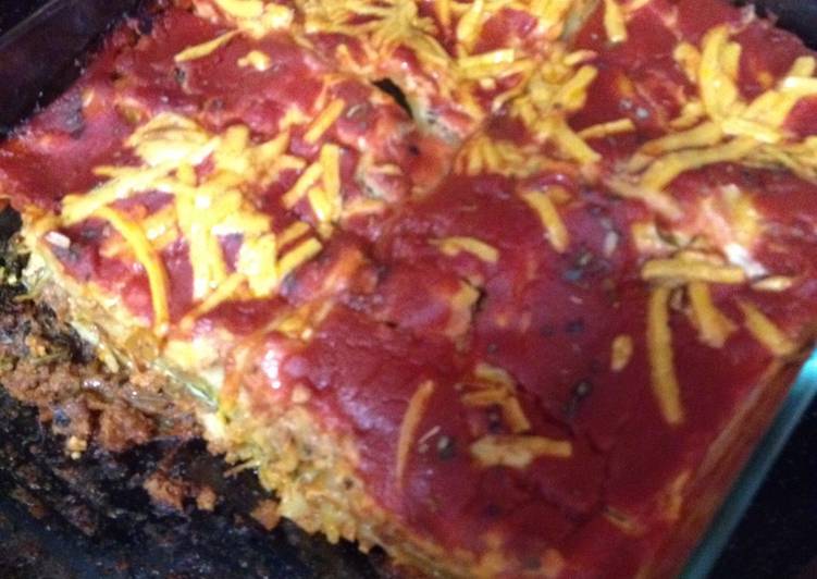 Cara Musim Semi EnakLasagna Bolognese sauce with spinach and carrots