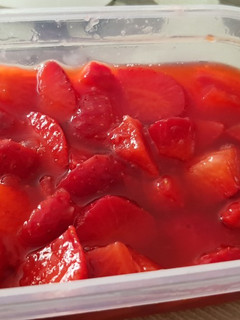 Una foto de Fresas en almíbar