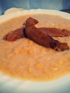 Sárgaborsó főzelék recept fotója