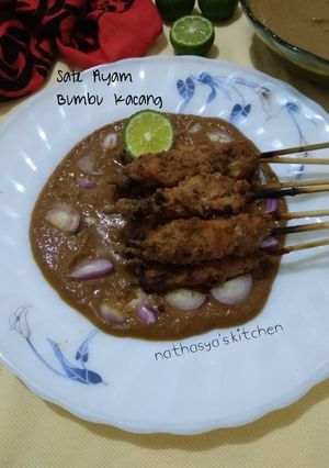 Foto resep Sate Ayam Bumbu Kacang