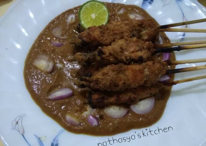 Resep Sate Ayam Bumbu Kacang Anti Gagal