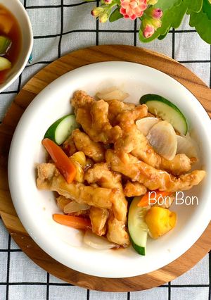 Hình của món Thịt Chiên Giòn Sốt Chua Ngọt Hàn Quốc (Tangsuyuk).