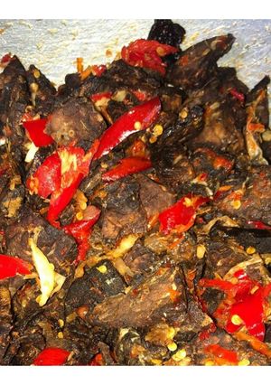Foto resep Paru balado kering