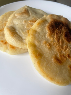 Una foto de Arepas