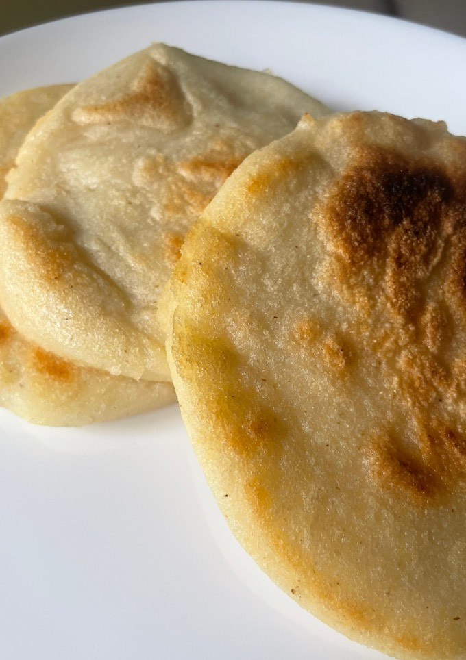 Una foto de Arepas