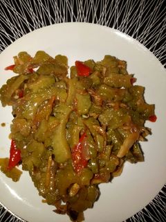Foto resep Oseng Pare Teri
