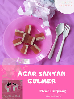 Foto resep Agar santan Gula merah