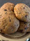 Koochies con zucca e gocce di cioccolato