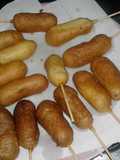 Hot dog de salchichas y mozzarella sin harina