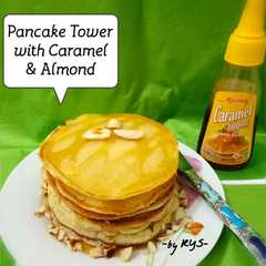 รูปของ Pancake Tower with Caramel & Almond